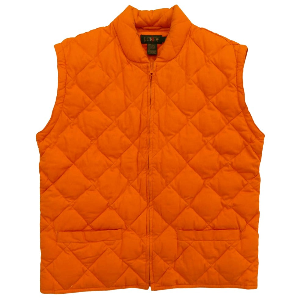 J.CREW ジェイクルー キルティング 中綿ジャケット オレンジ系 M【中古】