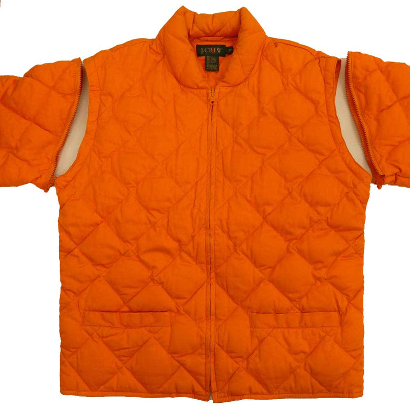 J.CREW ジェイクルー キルティング 中綿ジャケット オレンジ系 M【中古