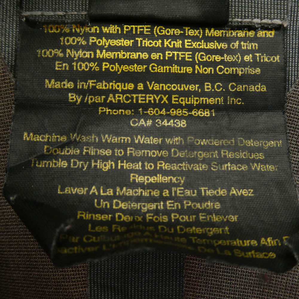 ARC'TERYX アークテリクス 90s BETA LT MOLTEN JACKET GORE-TEX ゴアテックス ベータ ナイロンジャケット マウンテンパーカー レッド系 S【中古】