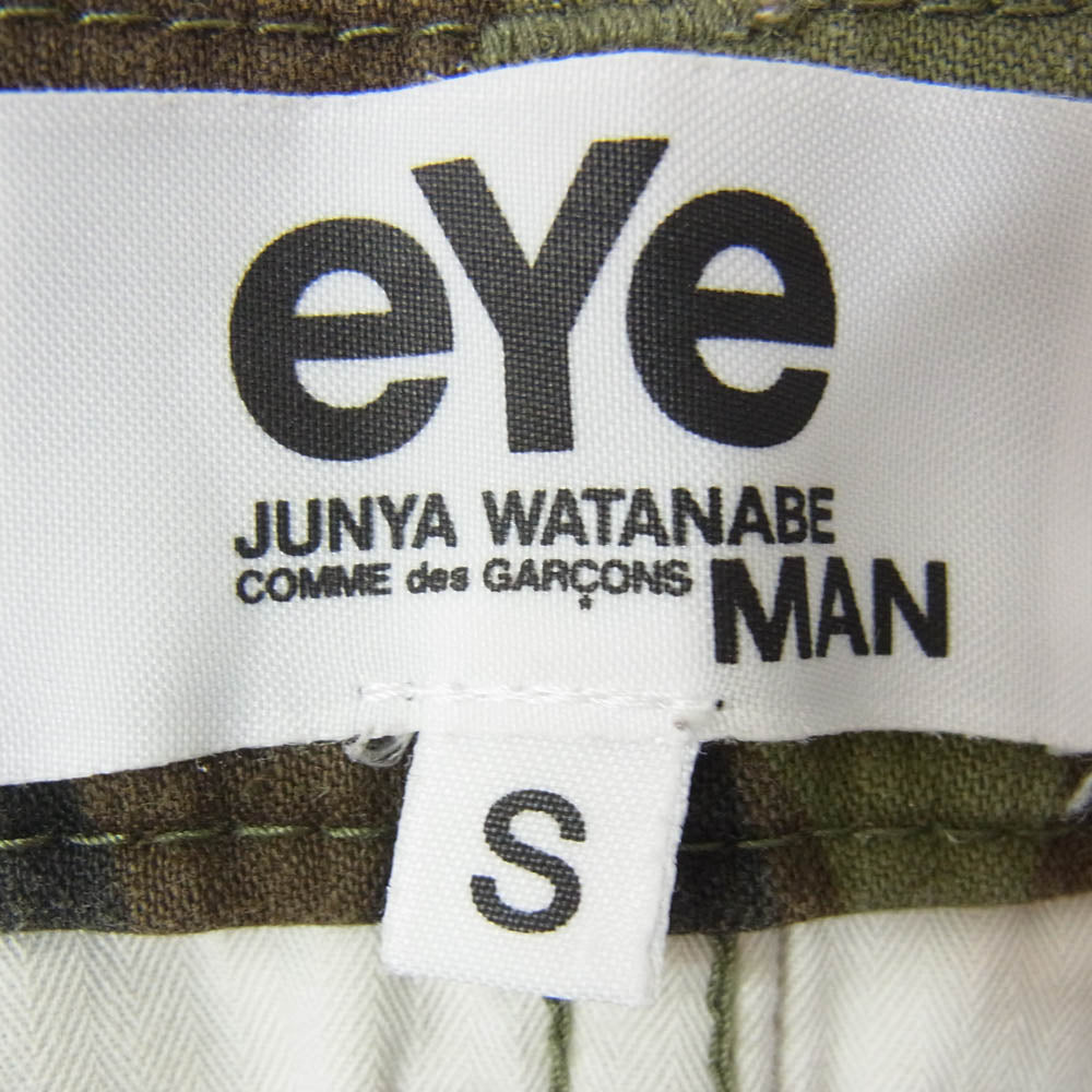JUNYA WATANABE COMME des GARCONS MAN ジュンヤワタナベコムデギャルソンマン 16SS WQ-P909 カモフラ ミリタリー ショートパンツ ショーツ ハーフパンツ カーキ系 S【中古】