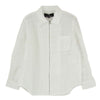 tricot COMME des GARCONS トリココムデギャルソン AD2020 TG-B007 カットワーク フルジップ ジップアップ 長袖 シャツ ジャケット ホワイト系 S【中古】