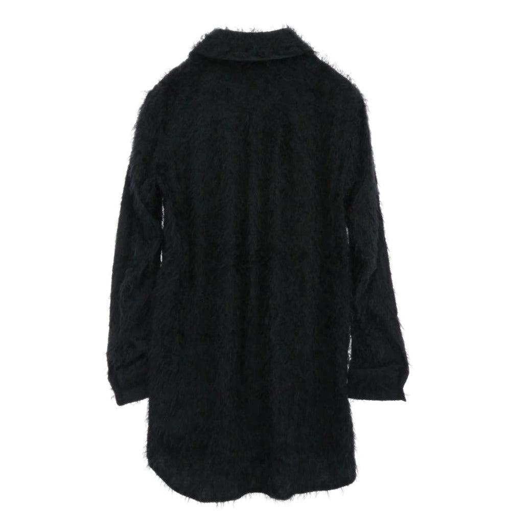 COMME des GARCONS コムデギャルソン AD2022 GJ-B012 Shaggy L/S Shirt シャギー ロング 長袖 シャツ ブラック系 M【中古】