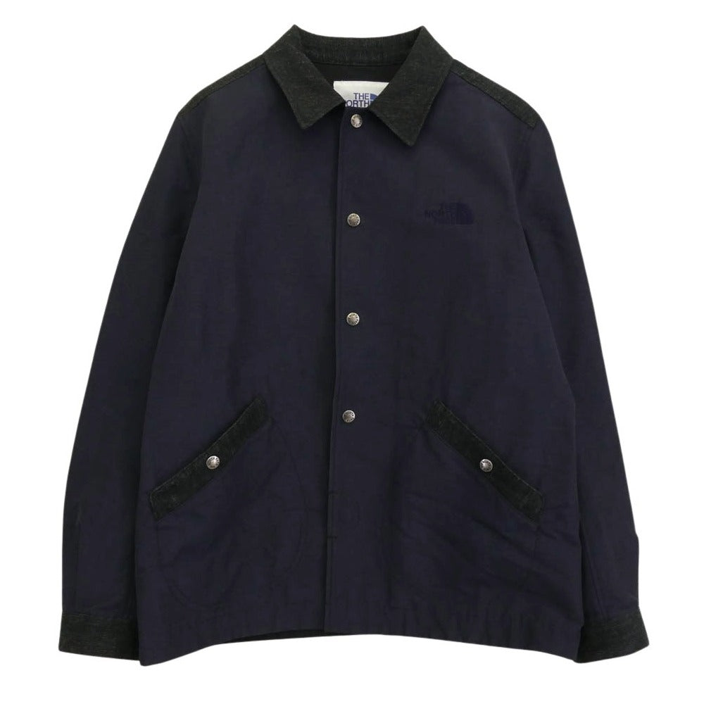JUNYA WATANABE COMME des GARCONS MAN ジュンヤワタナベコムデギャルソンマン 16SS AD2015 WQ-J902 THE NORTH FACE ノースフェイス エルボーパッチ コーチジャケット ダークネイビー系 S【中古】