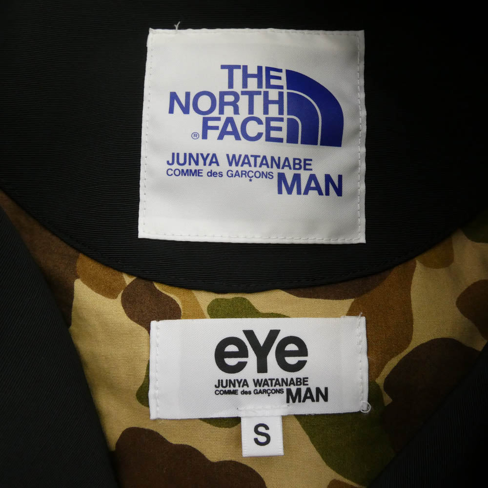 JUNYA WATANABE COMME des GARCONS MAN ジュンヤワタナベコムデギャルソンマン 16SS AD2015 WQ-J902 THE NORTH FACE ノースフェイス エルボーパッチ コーチジャケット ダークネイビー系 S【中古】
