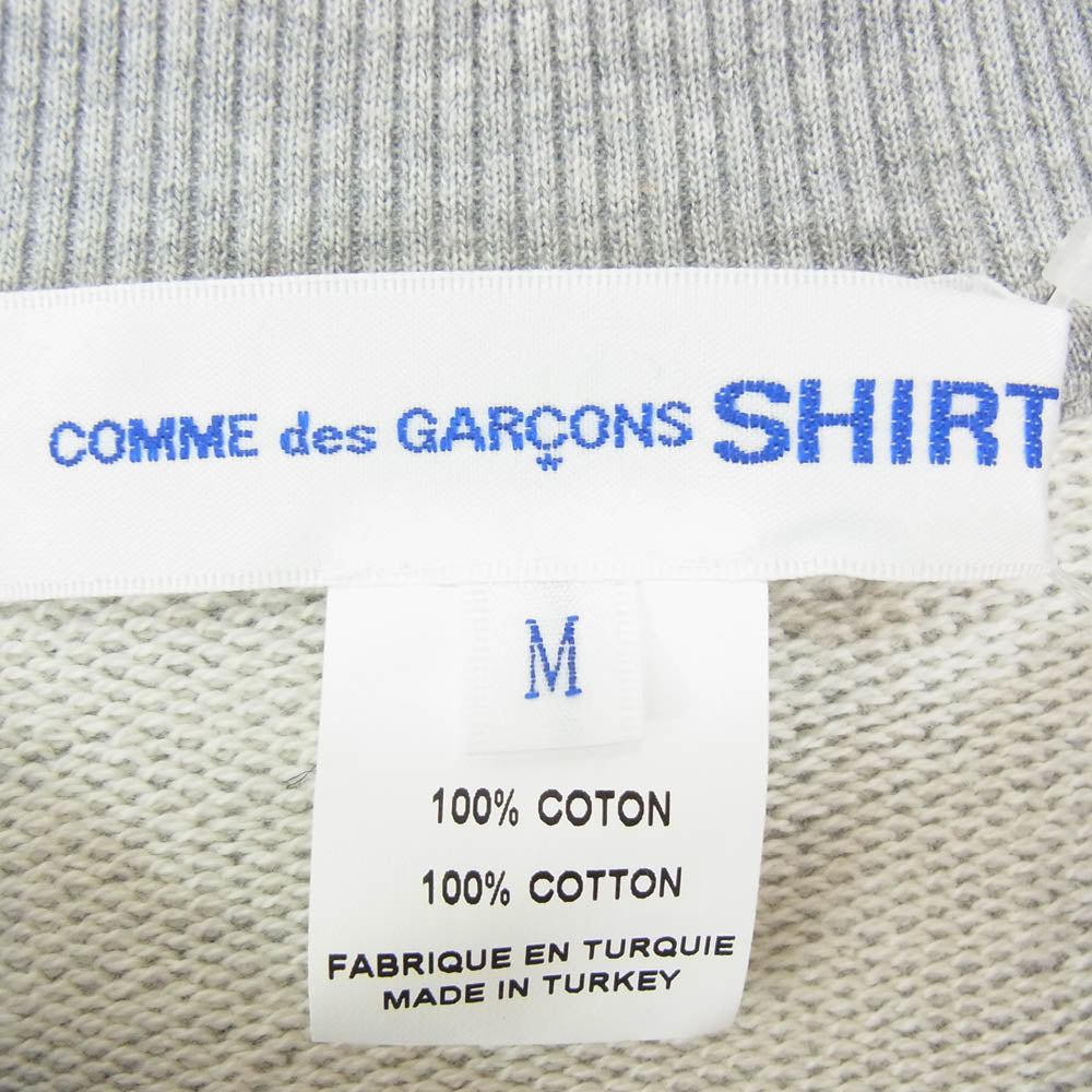 COMME des GARCONS コムデギャルソン 24SS FM-T028 SHIRTS シャツ Andy Warhol アンディウォーホル クルーネック スウェット グレー系 M【極上美品】【中古】