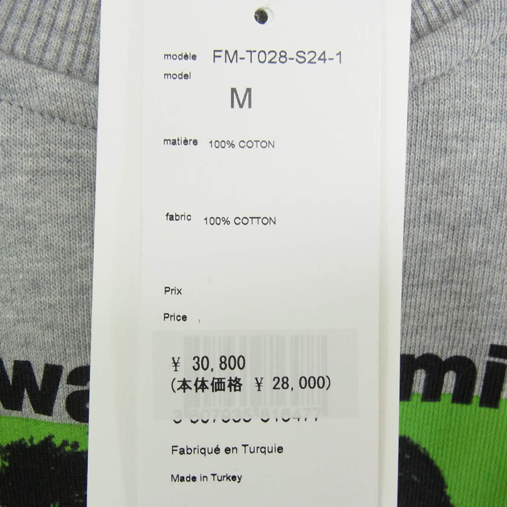 COMME des GARCONS コムデギャルソン 24SS FM-T028 SHIRTS シャツ Andy Warhol アンディウォーホル クルーネック スウェット グレー系 M【極上美品】【中古】