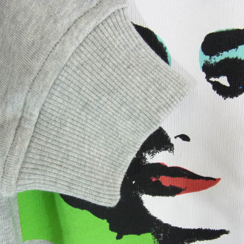 COMME des GARCONS コムデギャルソン 24SS FM-T028 SHIRTS シャツ Andy Warhol アンディウォーホル クルーネック スウェット グレー系 M【極上美品】【中古】