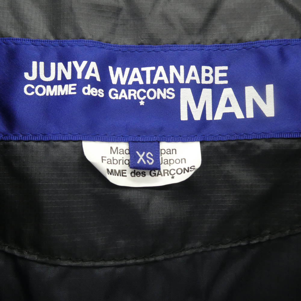 JUNYA WATANABE COMME des GARCONS MAN ジュンヤワタナベコムデギャルソンマン AD2021 WH-J006 CARHARTT カーハート Wool Surge Duck-Switched Check Jacket ウールサージ ダック切替 チェック柄 テーラードジャケット ブラック系 レッド系 XS【美品】【中古】