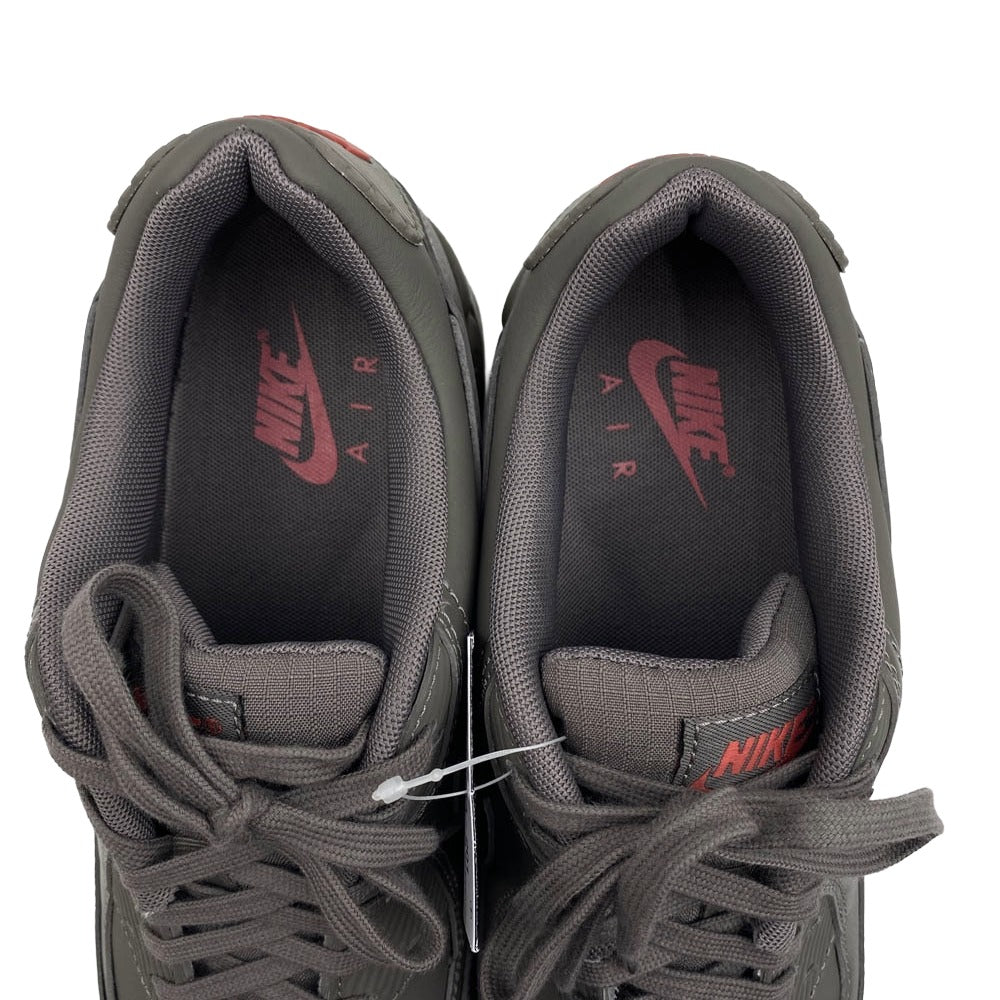 NIKE ナイキ IH2063-201 AIR MAX 90 ESS+ CAVE STONE ADOBE エア マックス 90 エッセンシャル ローカットスニーカー グレー系 27cm【新古品】【未使用】【中古】