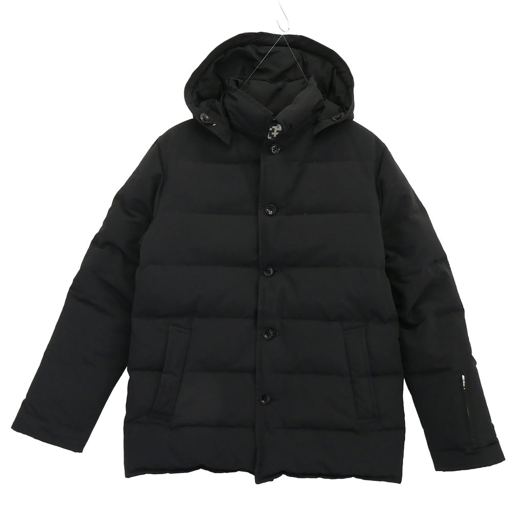 SOPHNET. ソフネット SOPH-156112 SOUTIEN COLLAR HOODED DOWN BLOUSON フーデッド ダウンジャケット ブルゾン ブラック系 L【中古】
