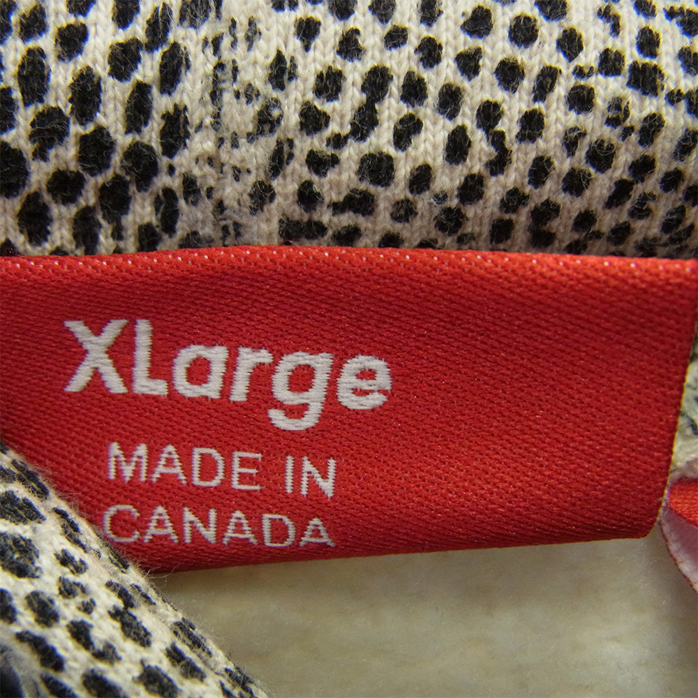 Supreme シュプリーム 25SS Small Box Hooded Sweatshirt Snakeskin スモールボックスロゴ プルオーバーパーカー フーディー スネークスキン ブラック系 ホワイト系 XL【美品】【中古】