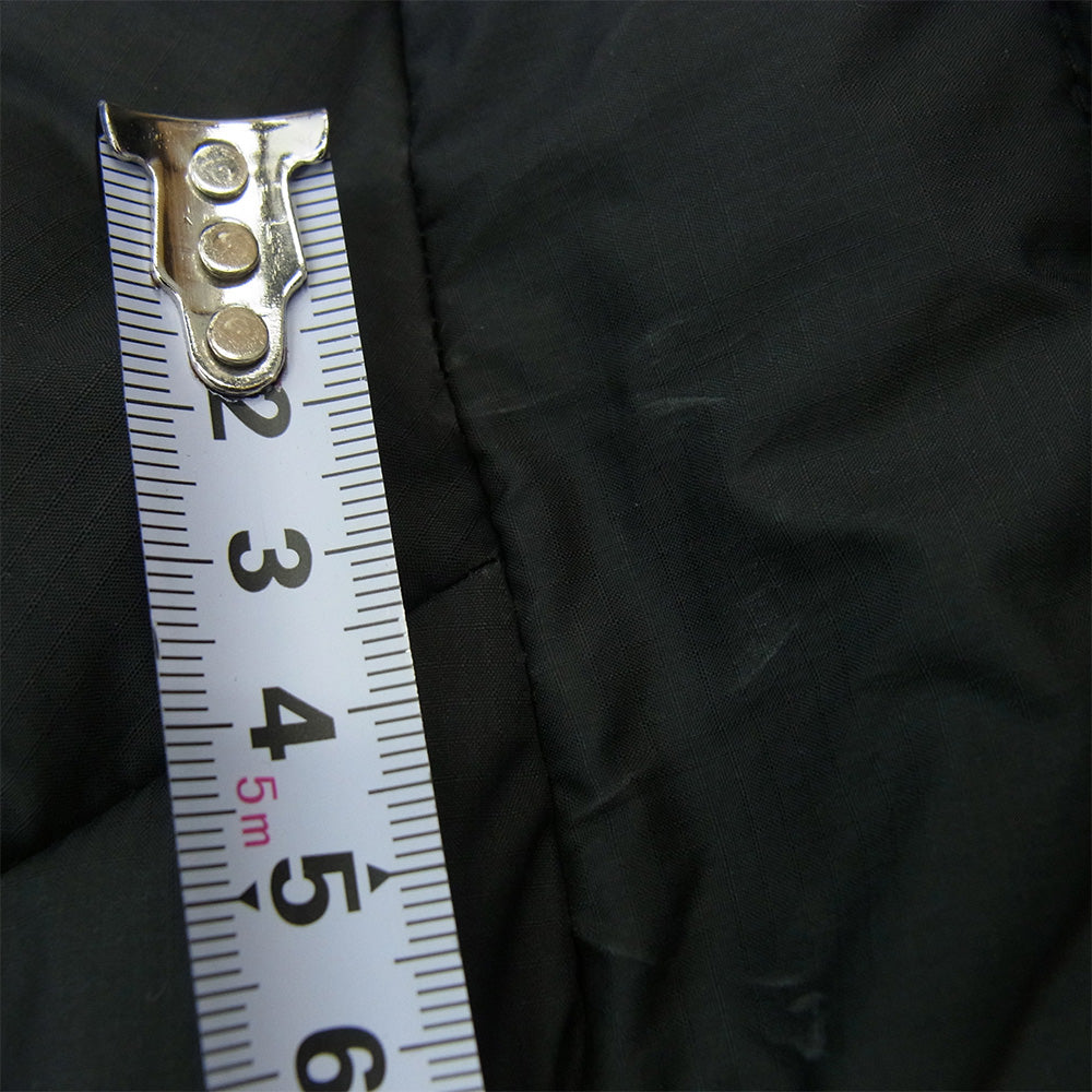 Supreme シュプリーム 21AW Warp Hooded Puffy Jacket ワープ フーデッド パフィー ジャケット アウター ブルゾン ブラック系 L【美品】【中古】