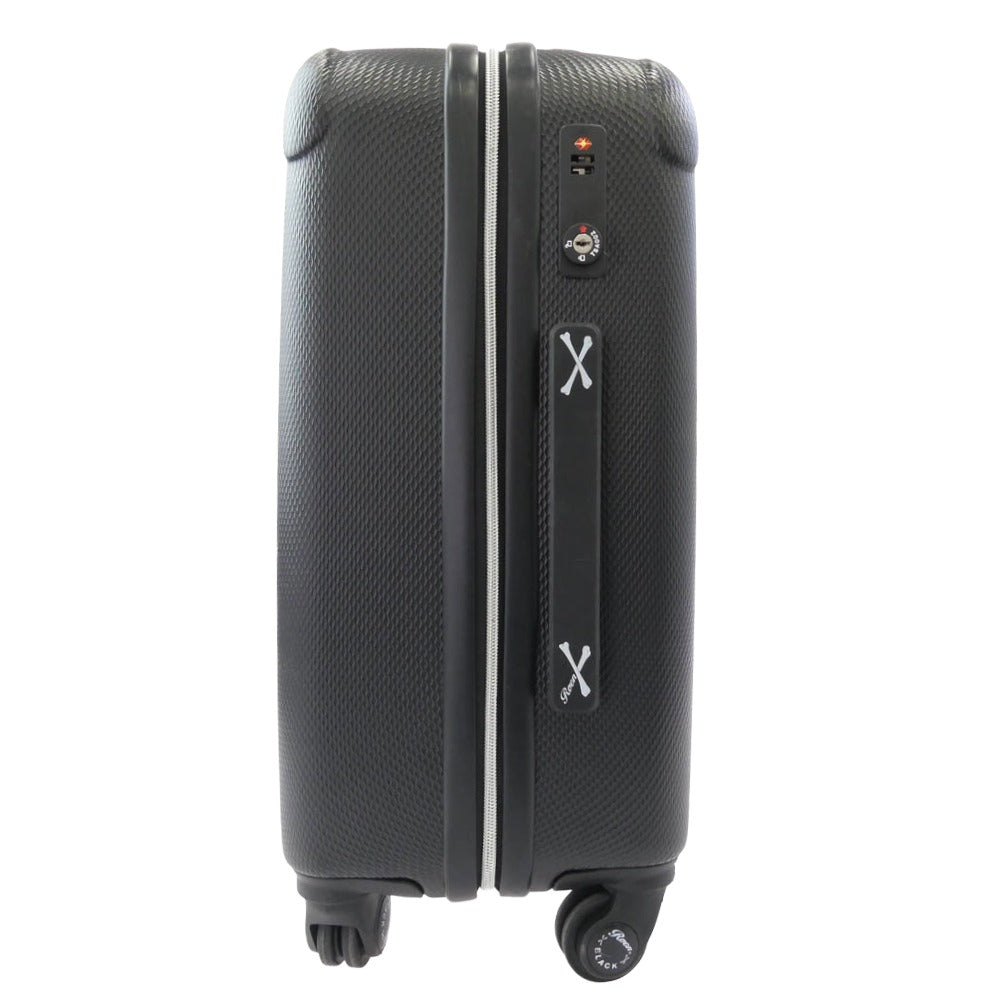 ROEN ロエン スカル ハード スーツケース キャリーバッグ ブラック系【中古】