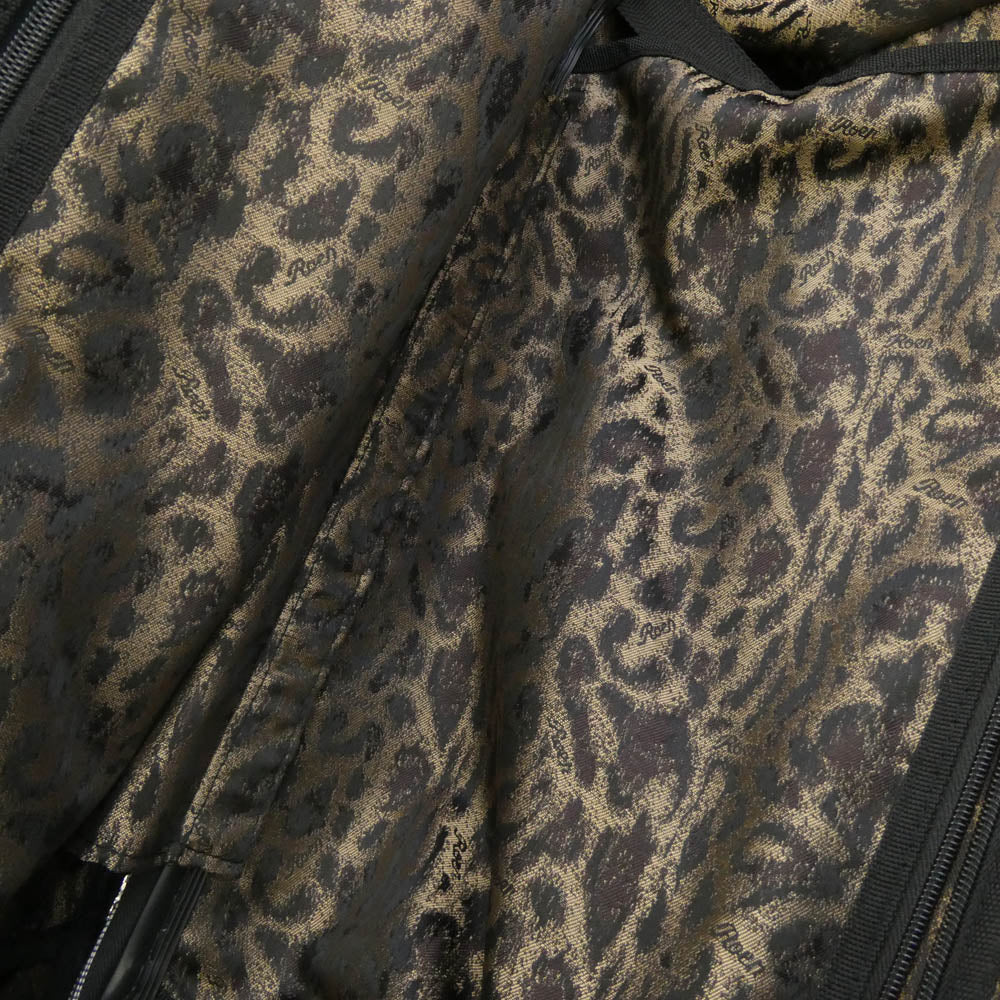 ROEN ロエン スカル ハード スーツケース キャリーバッグ ブラック系【中古】