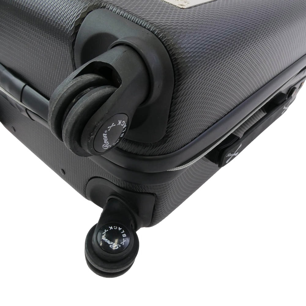 ROEN ロエン スカル ハード スーツケース キャリーバッグ ブラック系【中古】