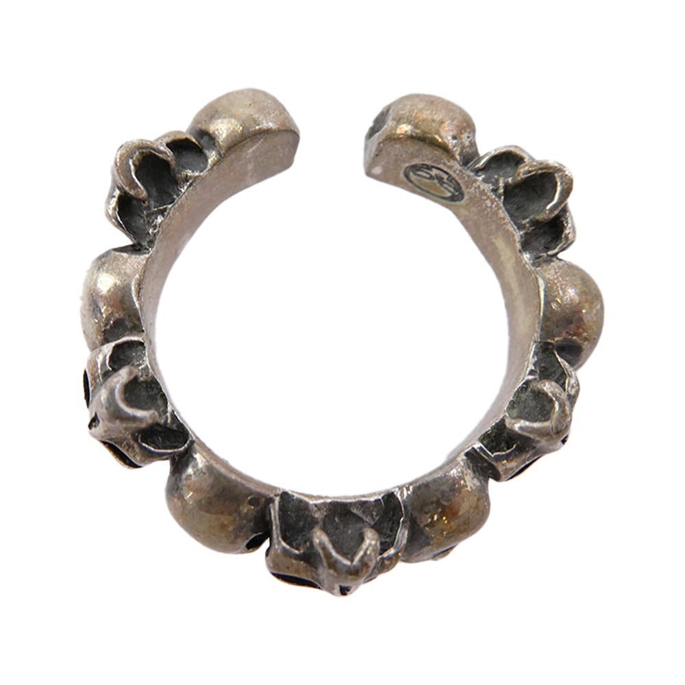 JAM HOME MADE ジャムホームメイド マルチスカル リング シルバー系 9