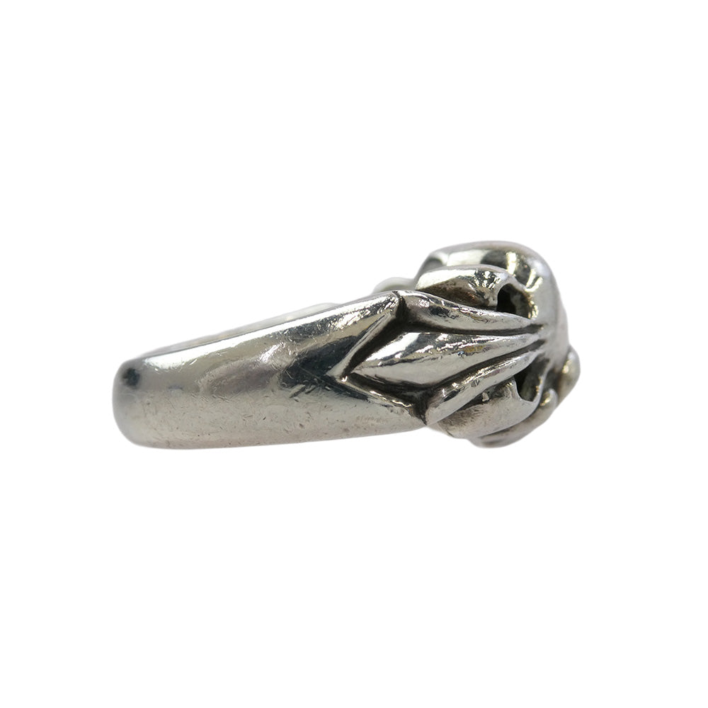CHROME HEARTS クロムハーツ（原本無） FLRL CRS HRT フローラルハート リング シルバー系 14号【中古】