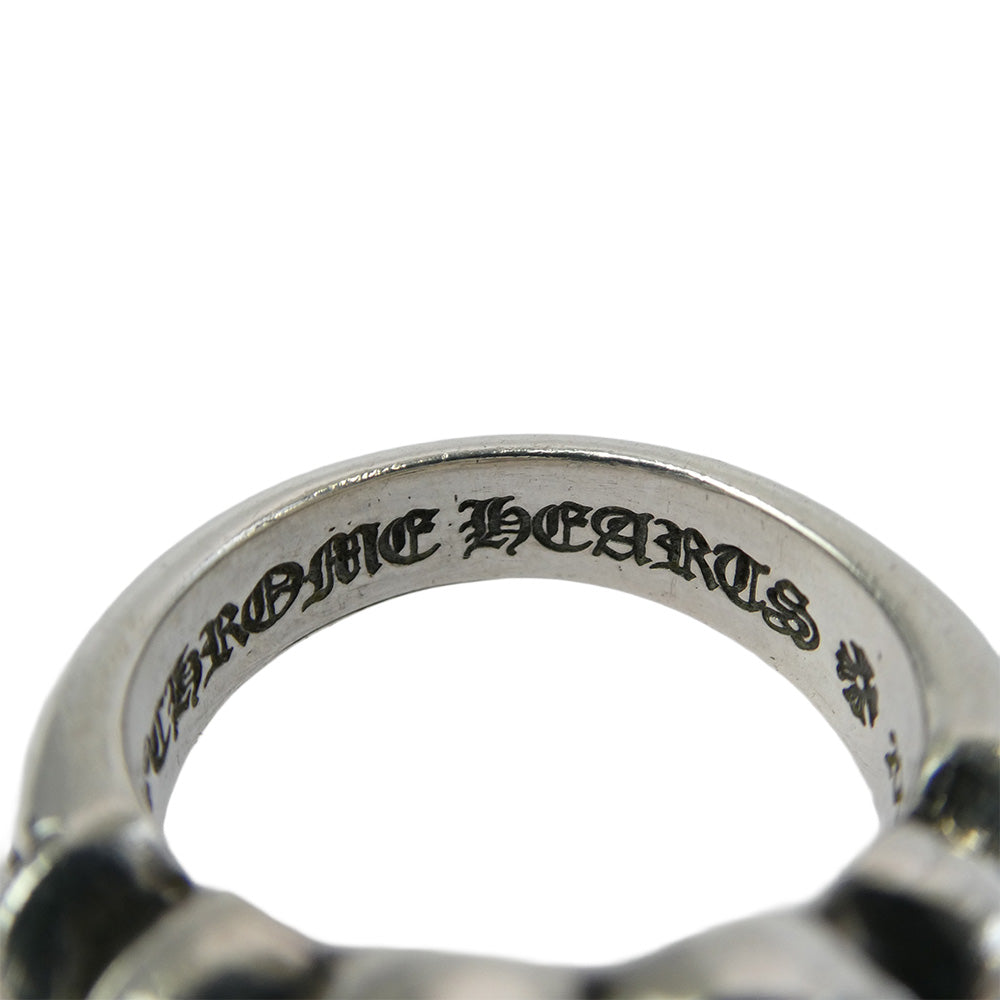CHROME HEARTS クロムハーツ（原本無） FLRL CRS HRT フローラルハート リング シルバー系 14号【中古】