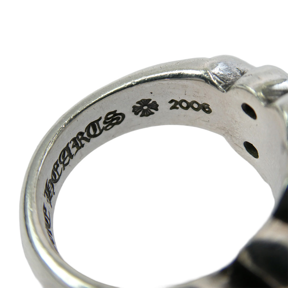 CHROME HEARTS クロムハーツ（原本無） FLRL CRS HRT フローラルハート リング シルバー系 14号【中古】