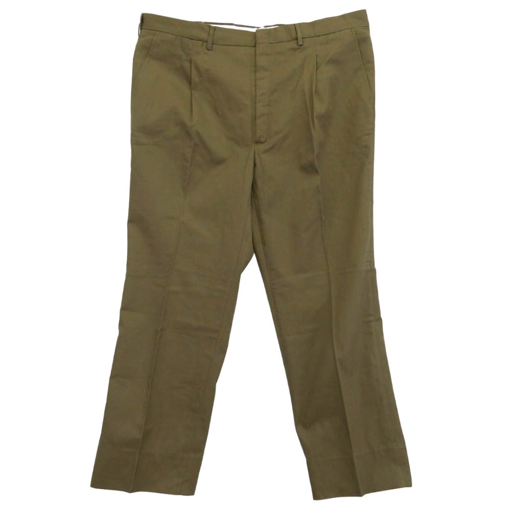 イタリア軍 チノパンツ size:TG52/Drop2 カーキ系 52【中古】