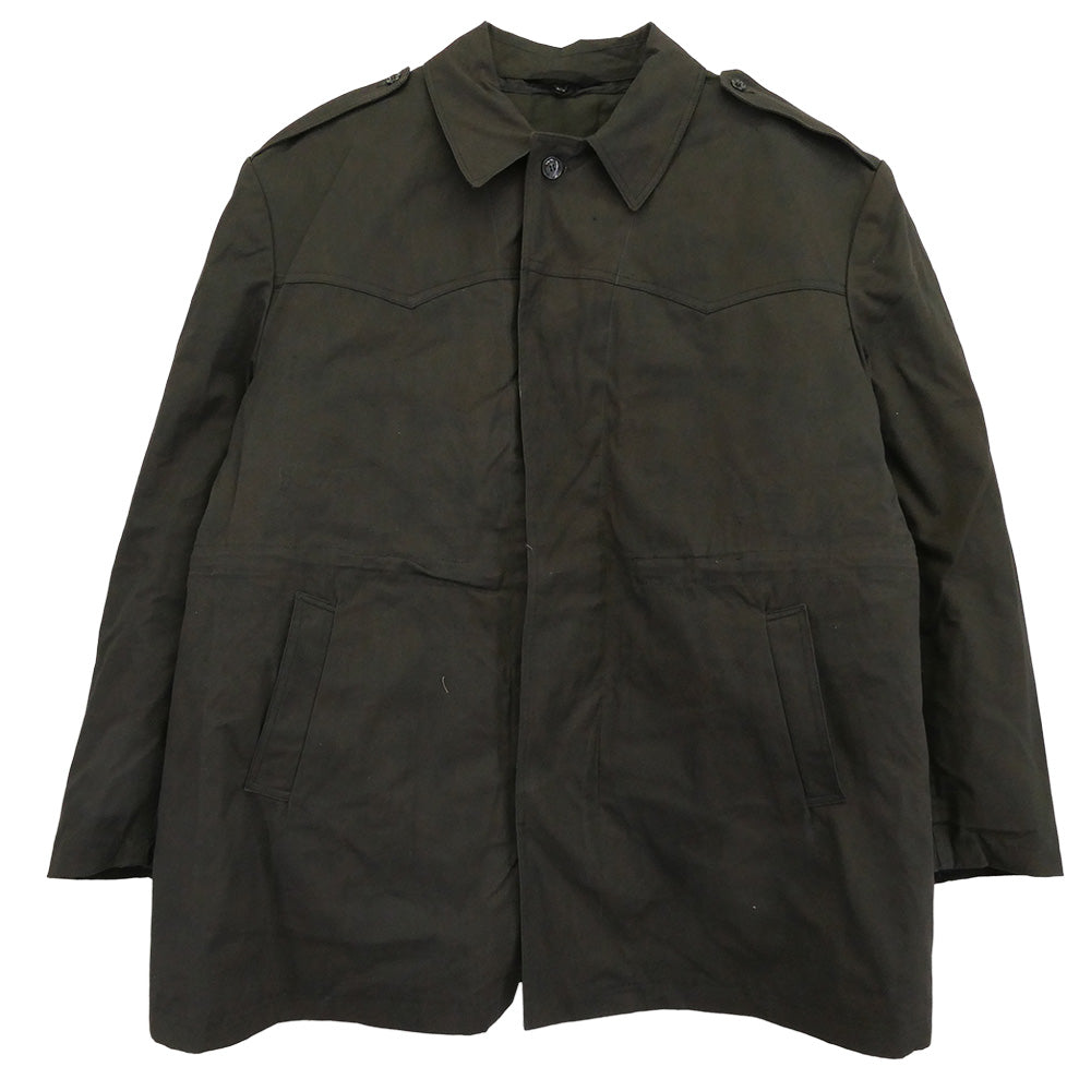 Rumanian Army DETACHABLE キルティングライナー付き ブラック ハーフコート ブラック系 54【中古】