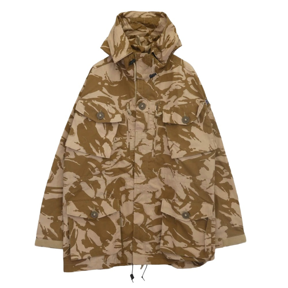 イギリス軍 WINDPROOF コンバットスモックデザート DPMカモ ブラウン系 180/112【中古】