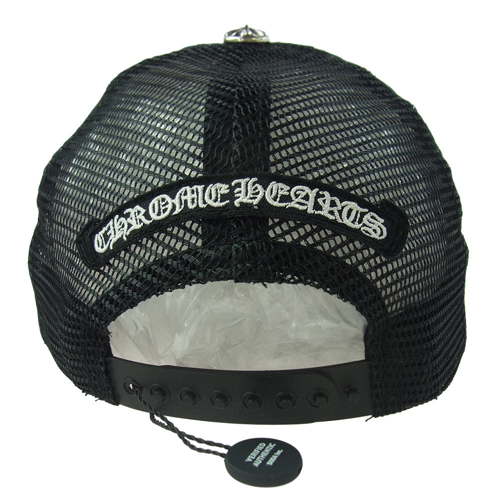 CHROME HEARTS クロムハーツ（原本無） 国内正規品 MATTY BOY CHOMPER TRUCKER CAP マッティボーイ チョンパー トラッカーキャップ 帽子 ブラック系 53-60【中古】