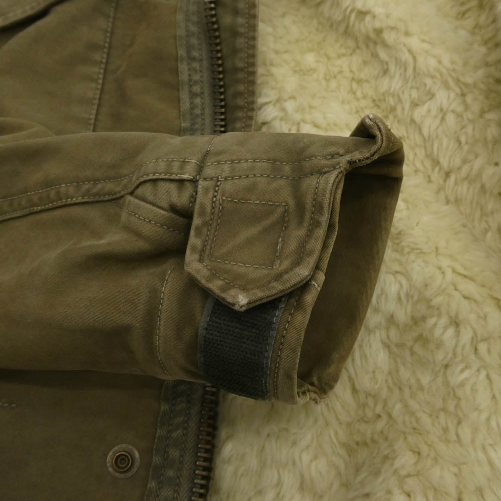 AKM エイケイエム B161 M-65 cold weather ライナー付き ミリタリー ジャケット カーキ系 M【中古】
