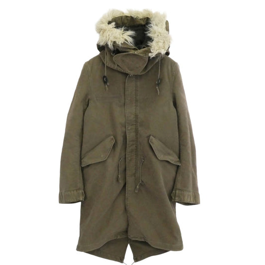 AKM エイケイエム B101 M-51 COLD WEATHER ライナー付き モッズコート カーキ系 L【中古】