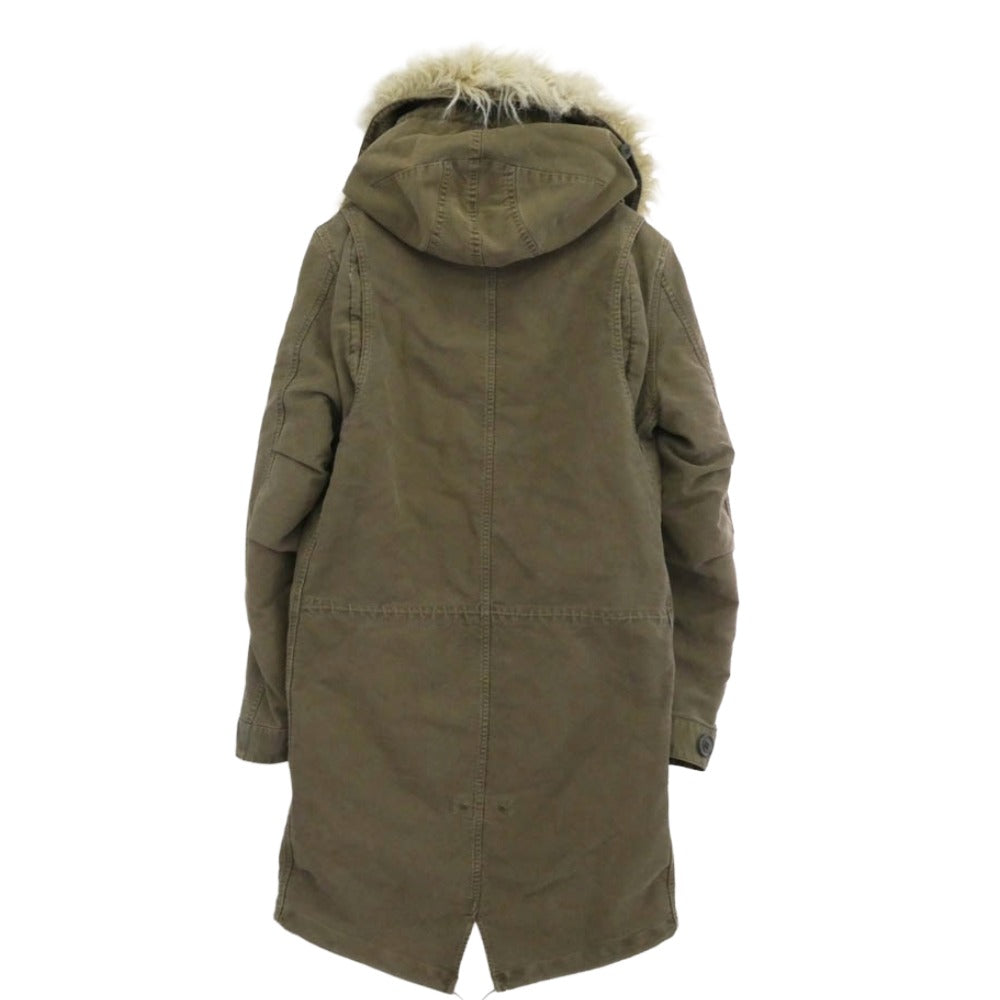 AKM エイケイエム B101 M-51 COLD WEATHER ライナー付き モッズコート カーキ系 L【中古】