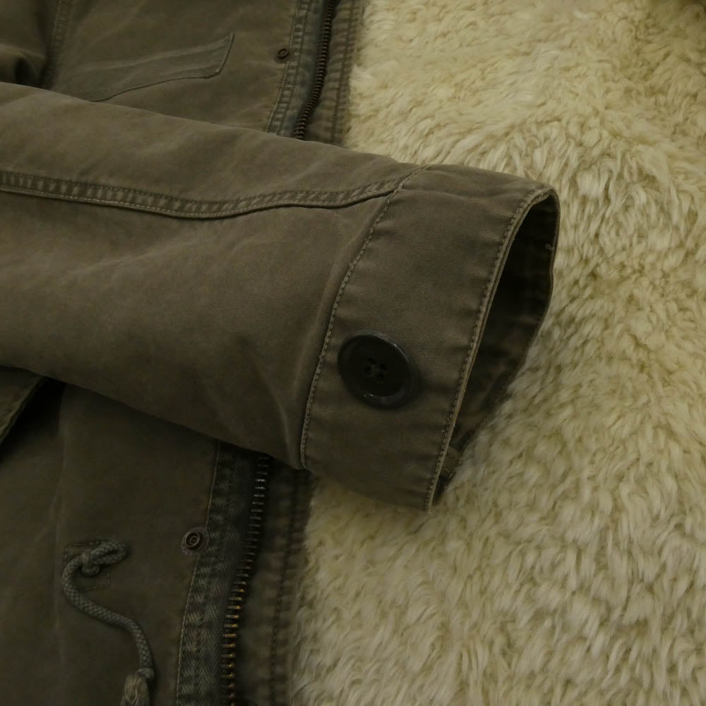 AKM エイケイエム B101 M-51 COLD WEATHER ライナー付き モッズコート カーキ系 L【中古】
