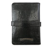 CHROME HEARTS クロムハーツ（原本無） FIELD NOTES COVER クロスボールボタン レザーフィールド ノートカバー ブラック系【中古】