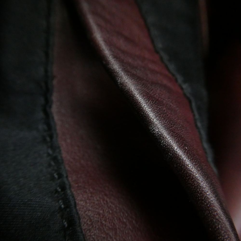 CHROME HEARTS クロムハーツ（原本無） 3B レザー テーラードジャケット ワインレッド系 M【中古】