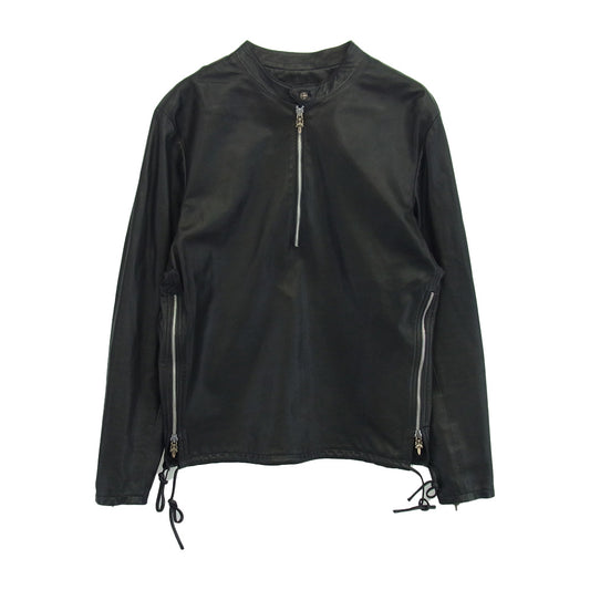 CHROME HEARTS クロムハーツ（原本無） EZ RIDER イージーライダー ダガージップ プルオーバー ライダースジャケット ブラック系 M【中古】