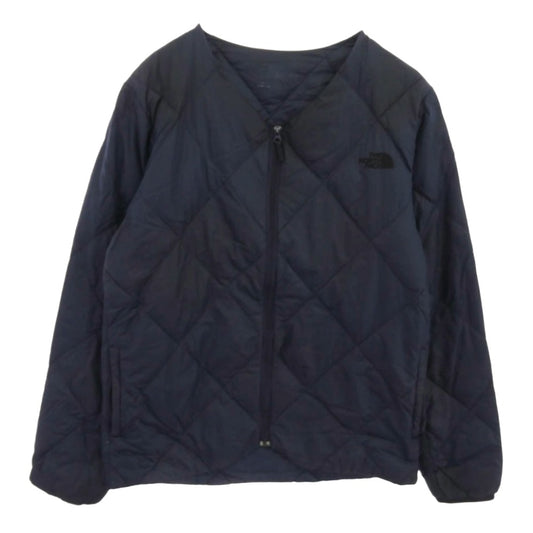 THE NORTH FACE ノースフェイス ND91404 QUILTED ZEPHER SWEATER キルテッド ゼファー セーター ジャケット ダークネイビー系 M【中古】