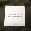 MACKINTOSH PHILOSOPHY マッキントッシュフィロソフィー H1C55-812-57 ダブルチェスター メルトン ウール コート ブラウン系 38【中古】