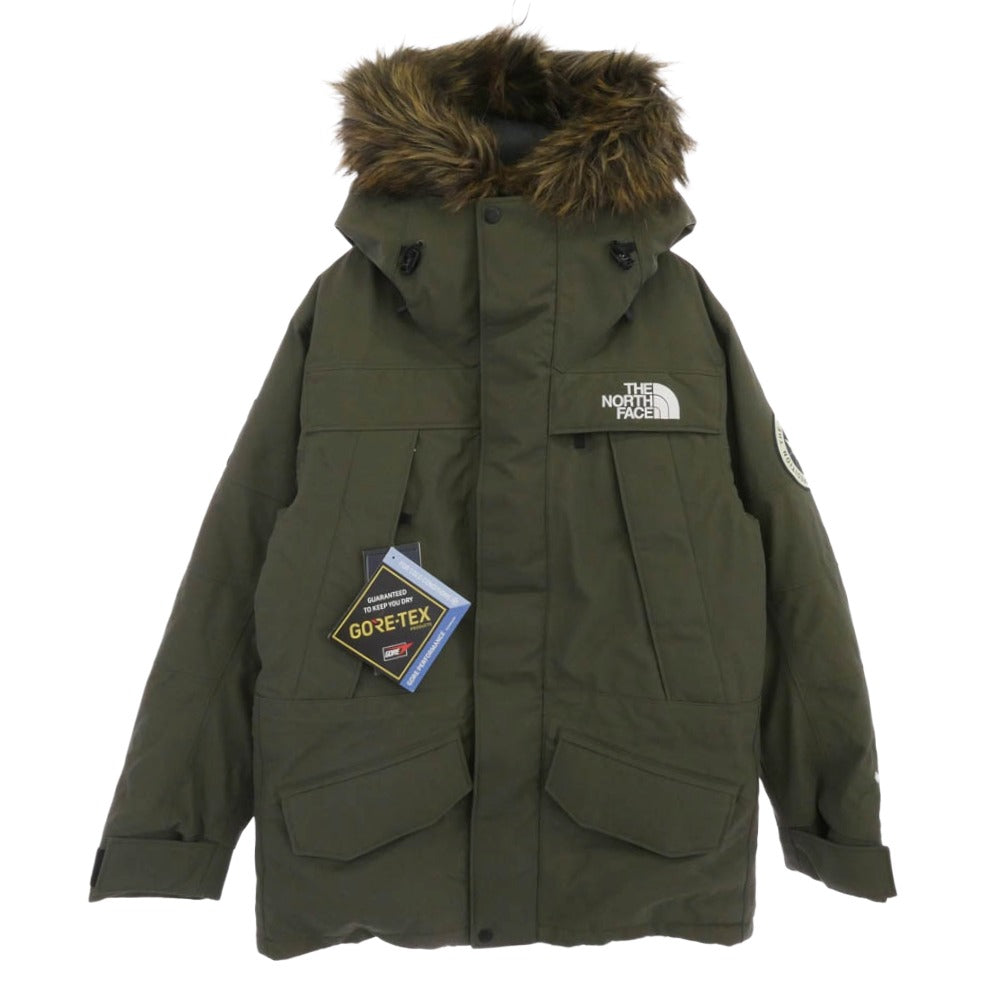 THE NORTH FACE ノースフェイス ND91807 ANTARCTICA PARKA アンタークティカ パーカ ダウン ジャケット カーキ系 M【美品】【中古】