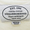 NEIGHBORHOOD ネイバーフッド 161ATNH-CSM05 NBHD ロゴ スウェット トレーナー オフホワイト系 M【中古】