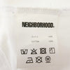 NEIGHBORHOOD ネイバーフッド ボックスロゴ ロングスリーブ カットソー 長袖 Tシャツ ホワイト系 M【中古】