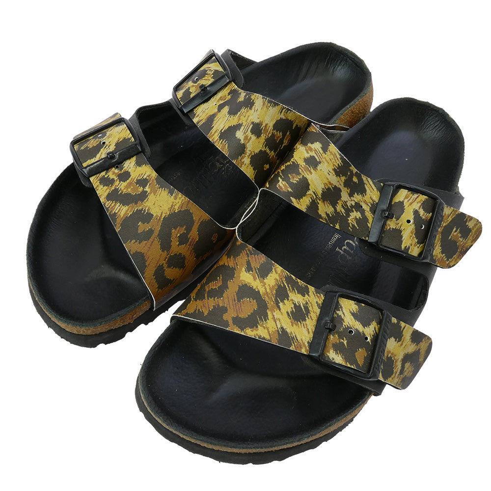 NEIGHBORHOOD ネイバーフッド 141GMPPN-FW01 Papillio BIRKENSTOCK ARIZONA LEO B-SANDAL ビルケンシュトック パピリオ アリゾナ サンダル ブラウン系 ブラック系 26cm【中古】
