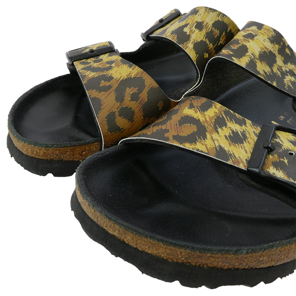 NEIGHBORHOOD ネイバーフッド 141GMPPN-FW01 Papillio BIRKENSTOCK ARIZONA LEO B-SANDAL ビルケンシュトック パピリオ アリゾナ サンダル ブラウン系 ブラック系 26cm【中古】