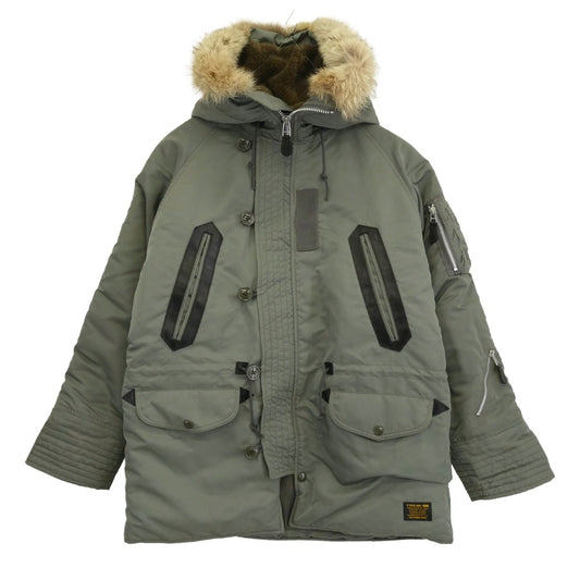 NEIGHBORHOOD ネイバーフッド 18AW 182SZNH-JKM03 N-3D N-JKT N-3B フライト ジャケット カーキ系 S【中古】