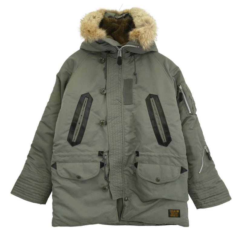 NEIGHBORHOOD ネイバーフッド 18AW 182SZNH-JKM03 N-3D N-JKT N-3B フライト ジャケット カーキ系 S【中古】