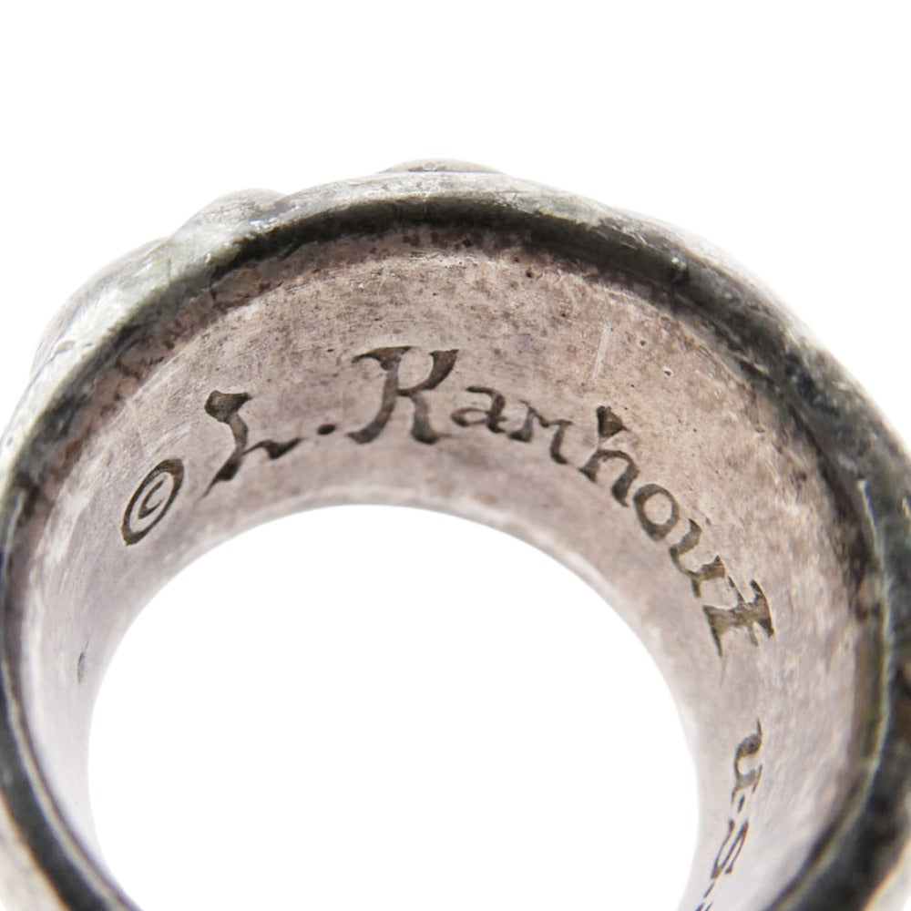 LEONARD KAMHOUT レナードカムホート コスミック ユニオン リング シルバー系 19号【中古】