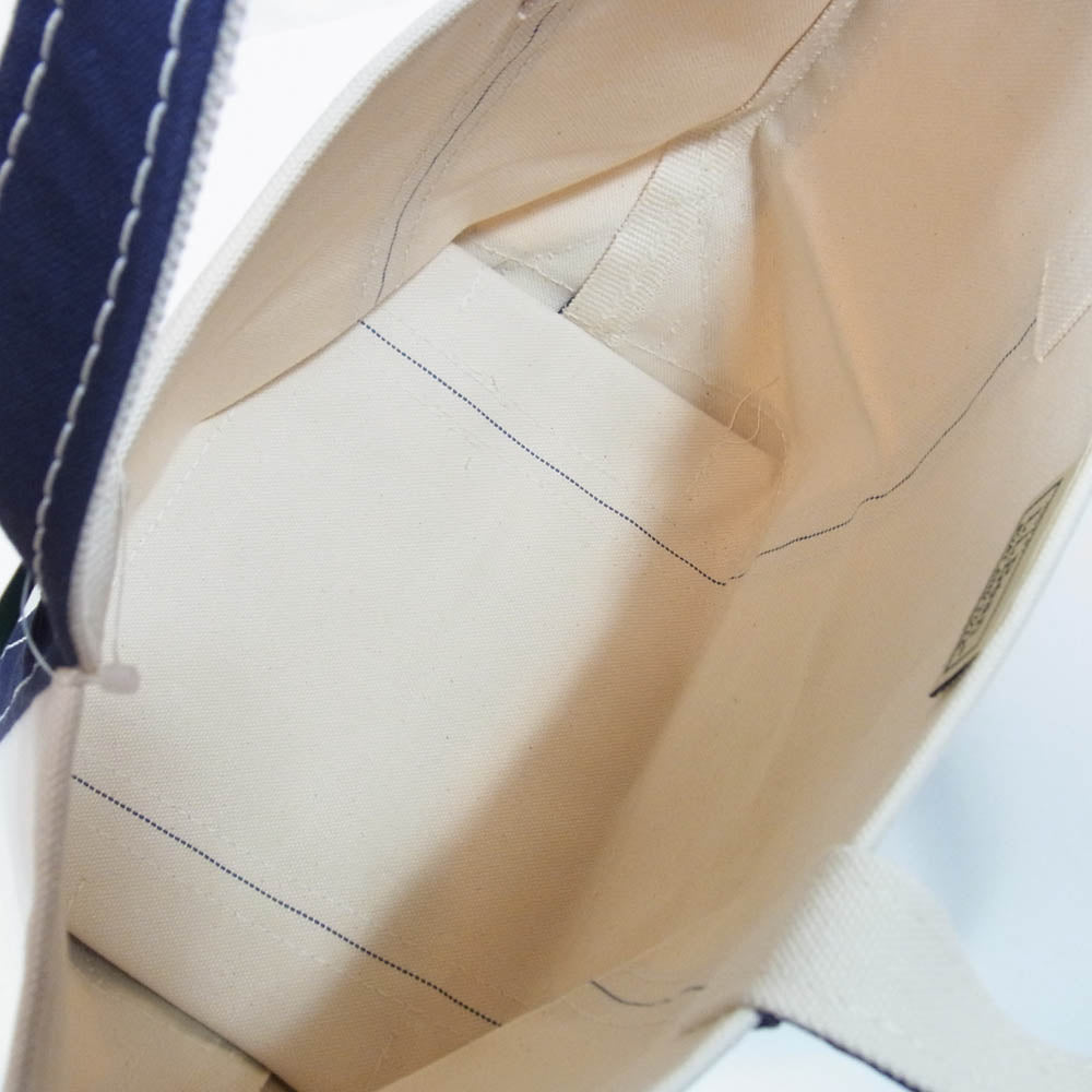 L.L.Bean エルエルビーン 112636 Boat and Tote キャンバス トートバッグ ビーントート Blue Trim Reg【極上美品】【中古】