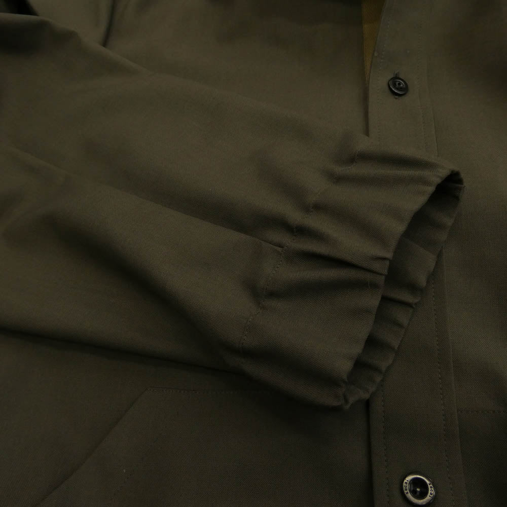Sacai サカイ 24AW 24-03420M Suiting Hoodie スウィッチング フーデッド シャツ ブルゾン カーキ系 2【中古】