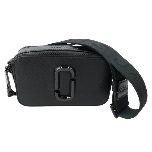 MARC JACOBS マークジェイコブス スナップショット ショルダー バッグ ブラック系 1SZ【中古】