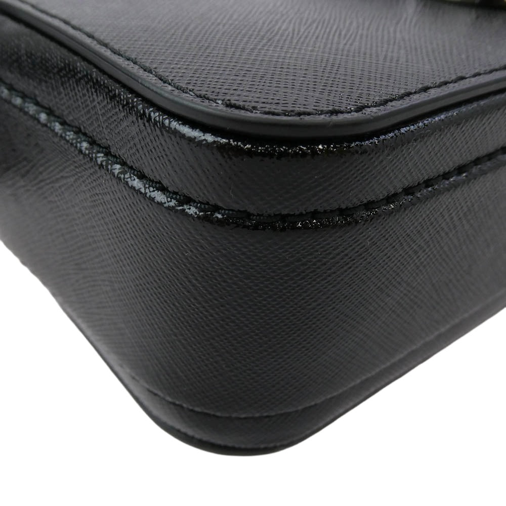 MARC JACOBS マークジェイコブス スナップショット ショルダー バッグ ブラック系 1SZ【中古】