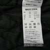 マジックスティック レザー切替 コート ノーカラーコート ブラック系 M【中古】
