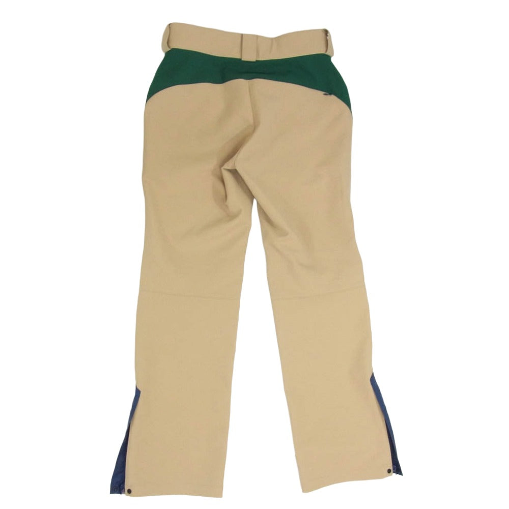 kolor カラー 24SS 24SCM-P01101 Side Slit Panels Pants サイドスリットカラーブロックパンツ 切替パンツ ベージュ系 3【極上美品】【中古】